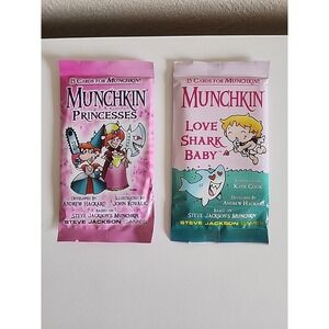 Steve Jackson Games Munchkin Pack Expansion Cards Lot Princesses Love Shark Baby